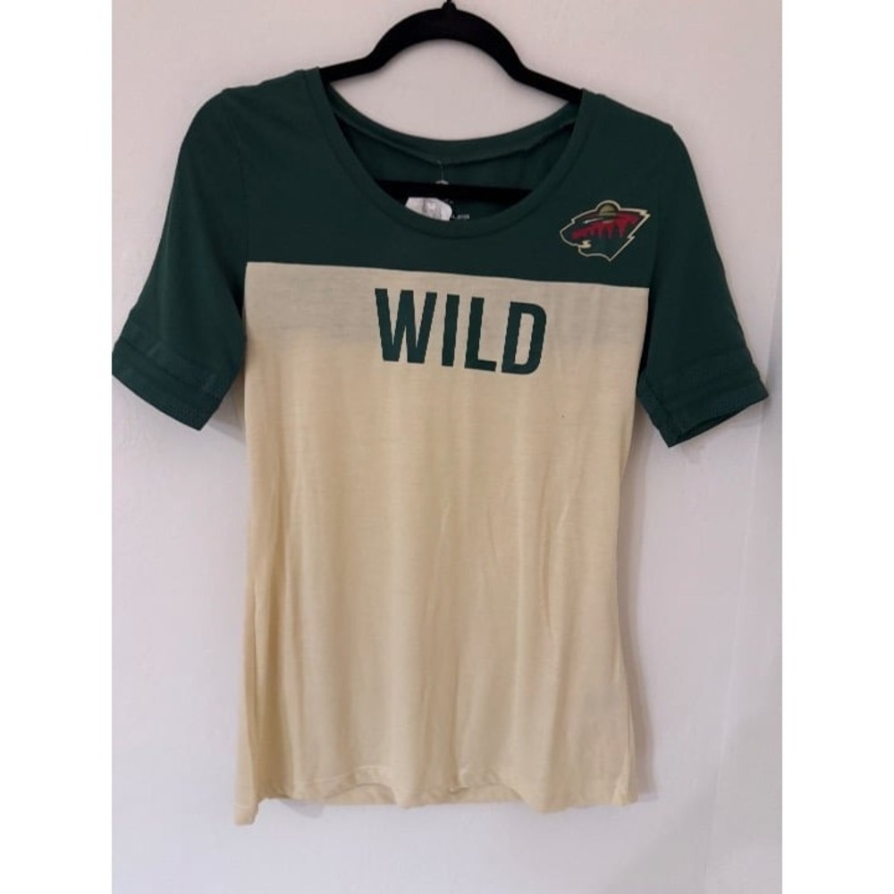 Women's Minnesota Wild NHL Brand Hockey T-Shirt-Size Small -NWT